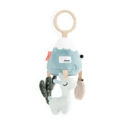Peluche d'activités à suspendre lalee bleue