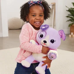 Peluche d'activité violette, mon amie pattes magiques