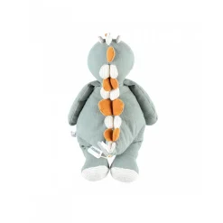 Peluche dinosaure vert sauge - 25 cm