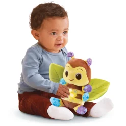 Peluche d'éveil maëlle mon abeille des découvertes