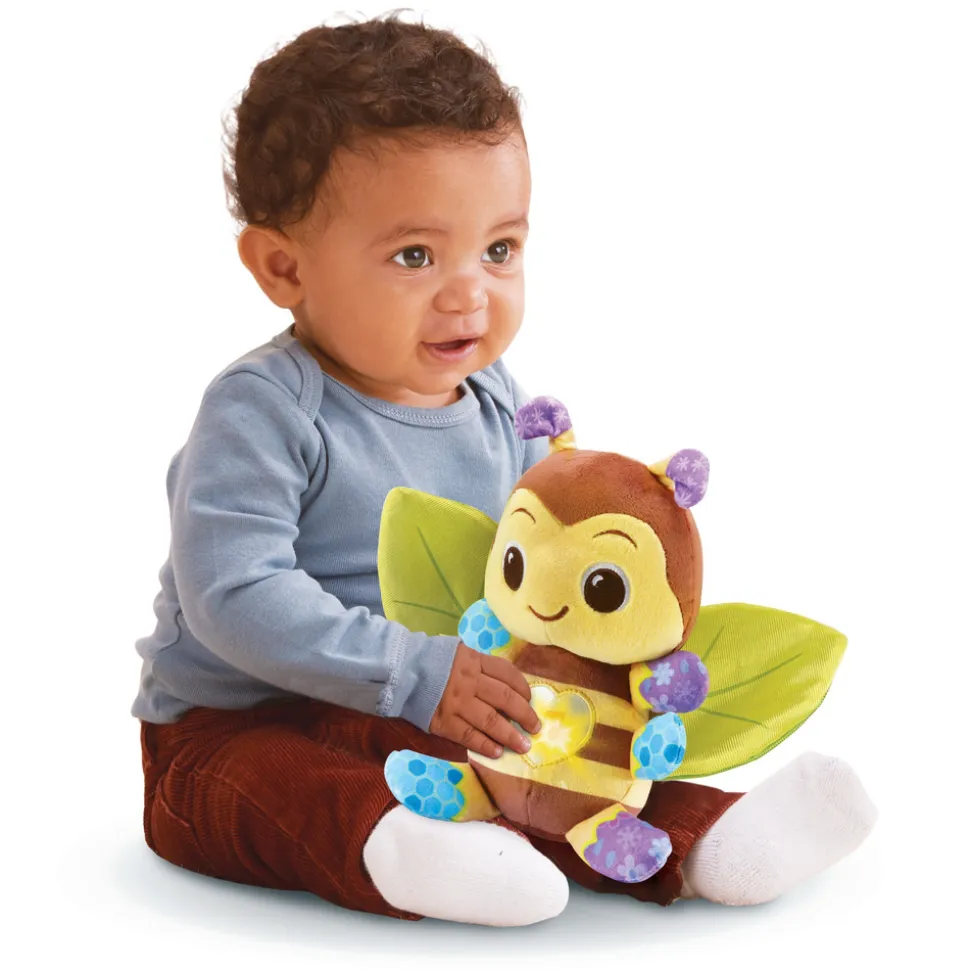 Peluche d'éveil maëlle mon abeille des découvertes