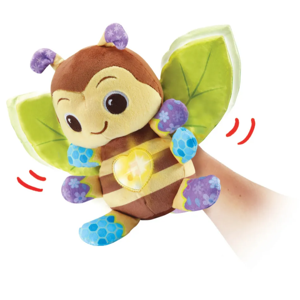 Peluche d'éveil maëlle mon abeille des découvertes