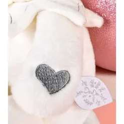 Peluche d'éveil ours 30 cm argent
