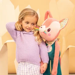 Peluche géante d'activités jeanne le chat