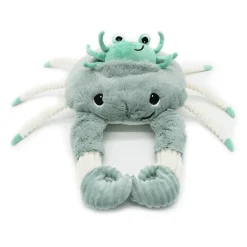 Peluche géante les ptipotos crabe et son bébé cassecou menthe