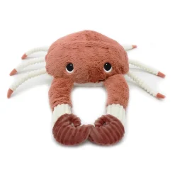 Peluche géante les ptipotos crabe et son bébé cassecou terracotta