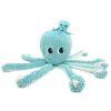 Peluche géante les ptipotos pieuvre et son bébé filou aqua