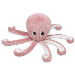 Peluche géante les ptipotos pieuvre et son bébé filou rose