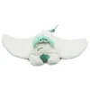 Peluche géante les ptipotos raie manta et son bébé mantalou menthe