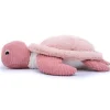 Peluche géante les ptipotos tortue sauvenou rose