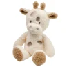 Peluche girafe bouclette 30cm écru teddy bouclette