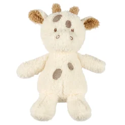 Peluche girafe teddy bouclette 24cm ecru