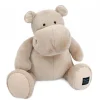 Peluche hippopotame 85 cm beige