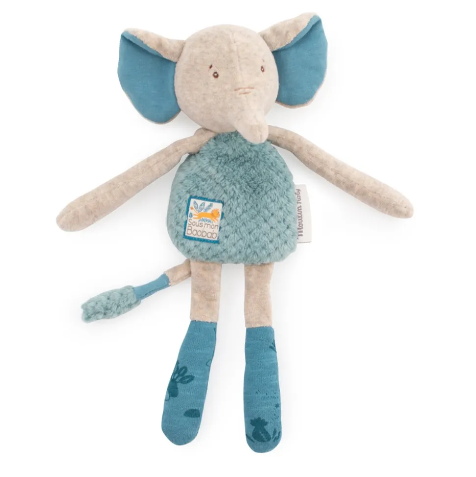 Peluche hochet sous mon baobab - eléphant