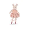 Peluche la petite école de danse - souris rose