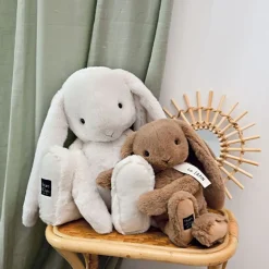 Peluche lapin blanc 50 cm