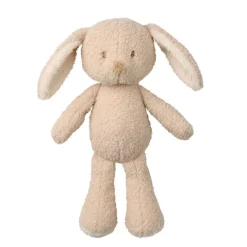 Peluche lapin bouclette 30cm beige teddy bouclette