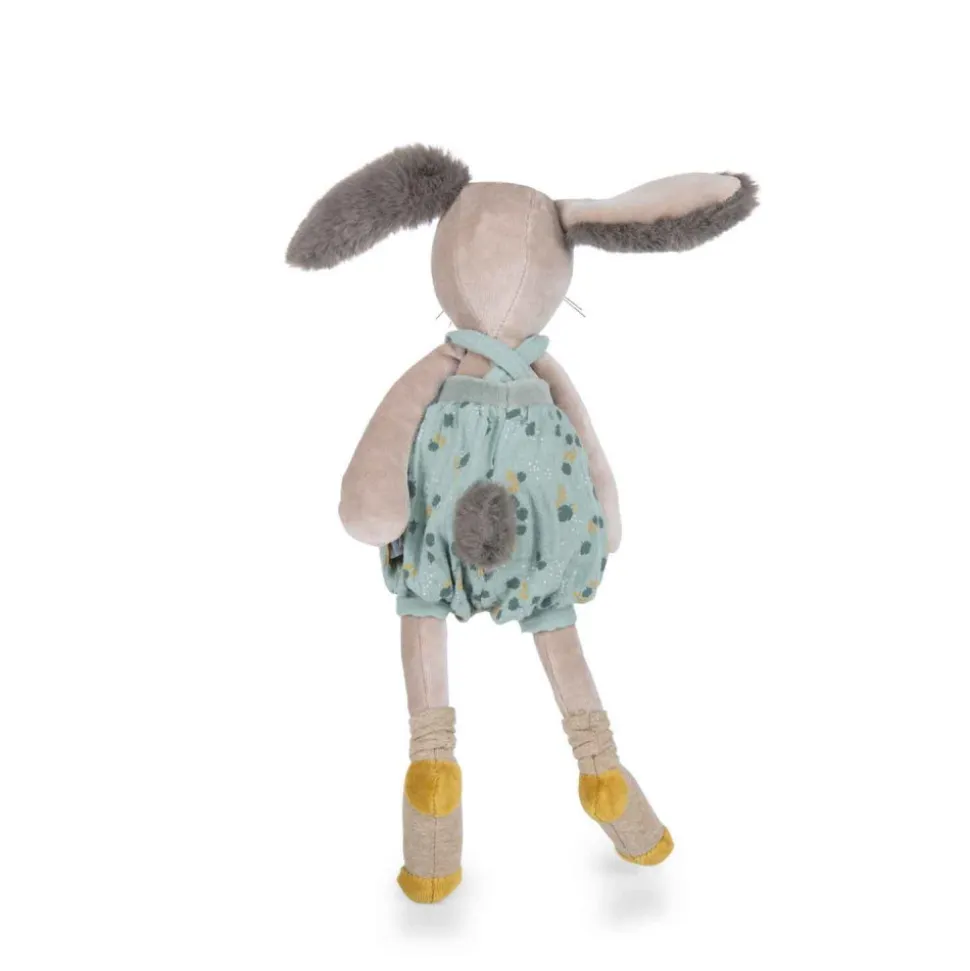 Peluche lapin 40cm trois petits lapins - sauge