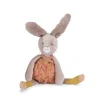 Peluche lapin 40cm trois petits lapins - argile