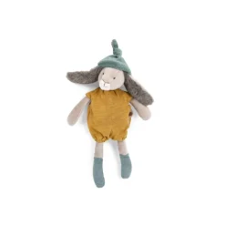 Peluche lapin 32 cm trois petits lapins - ocre