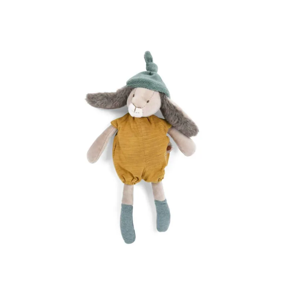 Peluche lapin 32 cm trois petits lapins - ocre