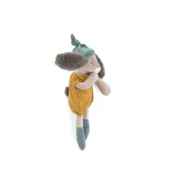 Peluche lapin 32 cm trois petits lapins - ocre