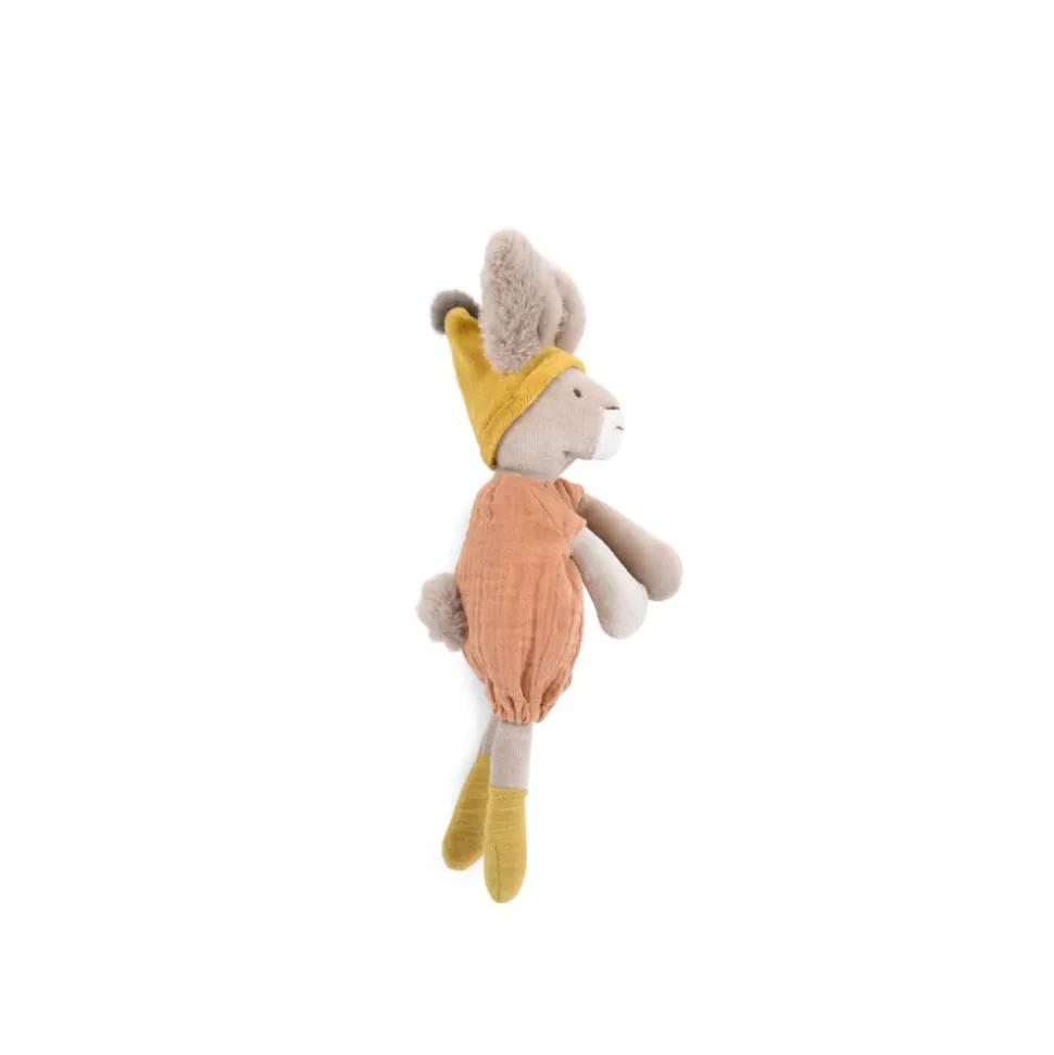Peluche lapin 32 cm trois petits lapins - argile