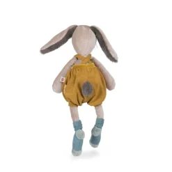 Peluche lapin 40cm trois petits lapins - ocre