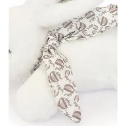 Peluche lapin doudou blanc 25 cm