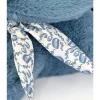 Peluche lapin doudou bleu 25 cm