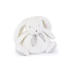Peluche lapin doudou 42 cm blanc