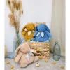 Peluche lapin doudou 42 cm ocre