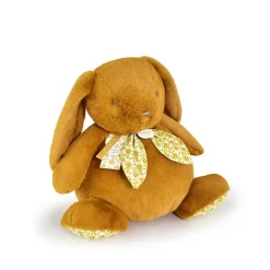 Peluche lapin doudou 42 cm ocre