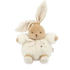 Peluche lapin patapouf 17 cm crème