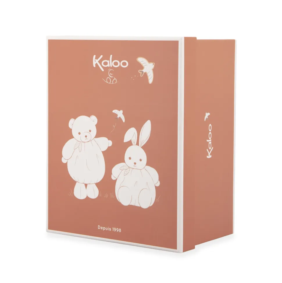 Peluche lapin patapouf 17 cm crème