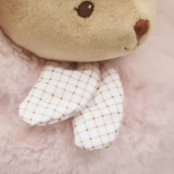 Peluche lapin patapouf 25 cm rose