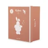 Peluche lapin patapouf musical 17 cm crème