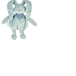 Peluche lapin vert de gris