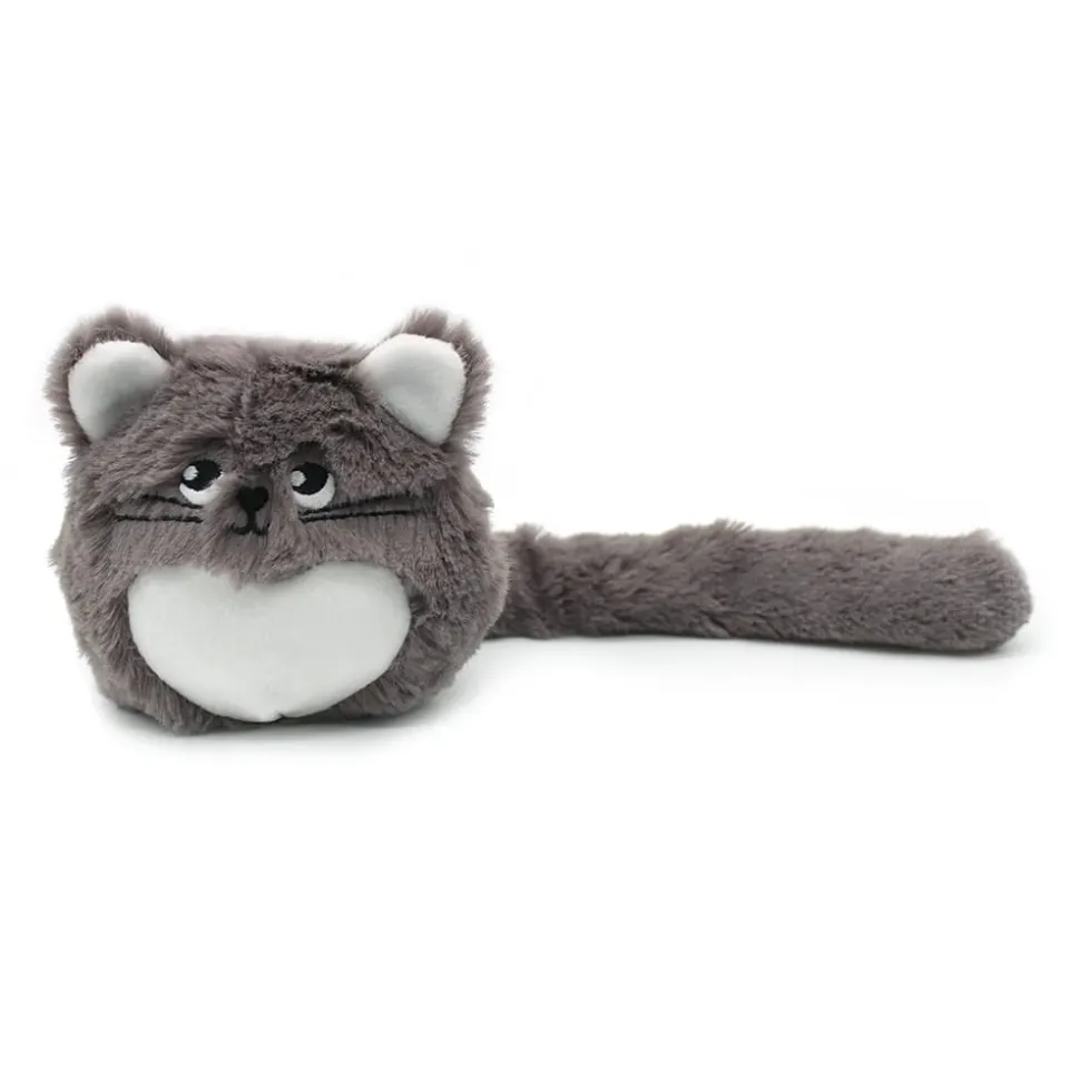 Peluche les ptipotos chat et son bébé gris