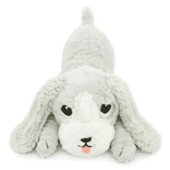 Peluche les ptipotos chien et son bébé gris