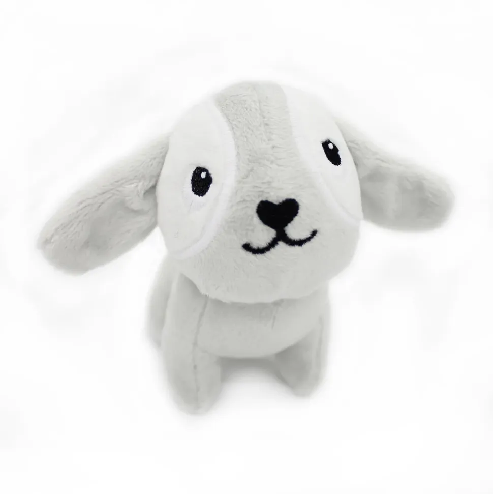 Peluche les ptipotos chien et son bébé gris