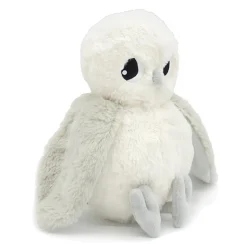 Peluche les ptipotos chouette maman et bébé gris clair