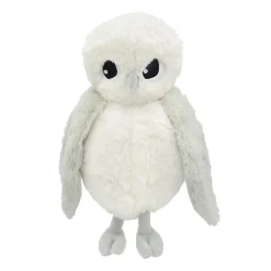 Peluche les ptipotos chouette maman et bébé gris clair