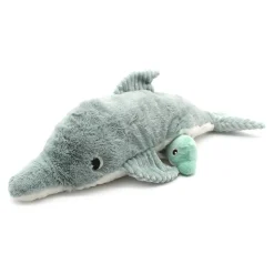 Peluche les ptipotos dauphin et son bébé menthe