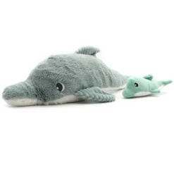 Peluche les ptipotos dauphin et son bébé menthe