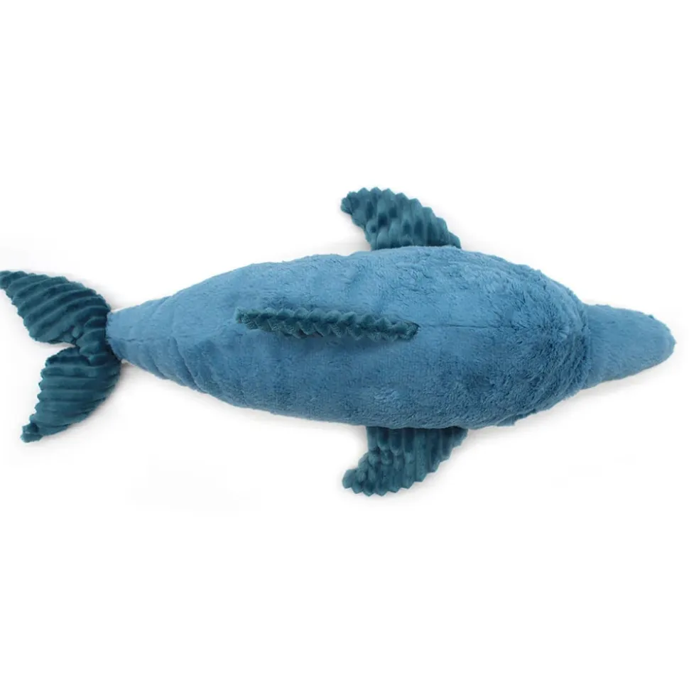Peluche les ptipotos dauphin et son bébé bleu