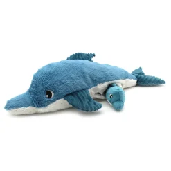 Peluche les ptipotos dauphin et son bébé bleu