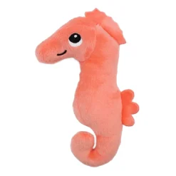 Peluche les ptipotos hippocampe et son bébé papadou corail