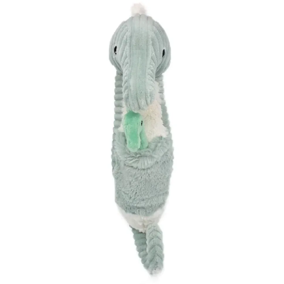 Peluche les ptipotos hippocampe et son bébé papadou menthe