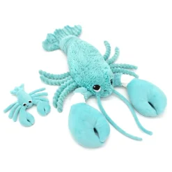 Peluche les ptipotos homard et son bébé aqua